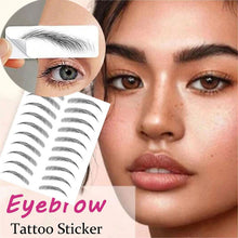 Load image into Gallery viewer, 6D Hair-like Water Transfer Waterproof Long Lasting Brow Tattoo Stickers