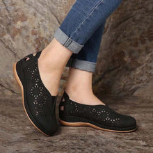 Load image into Gallery viewer, Women Retro Wedge Heel Summer Shoes