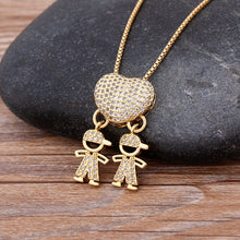 Load image into Gallery viewer, Stylish Heart Design Charm Pendants Necklaces