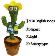 Load image into Gallery viewer, Kids USB Charged Educational Talking Cactus Toy freeshipping - Tyche Ace