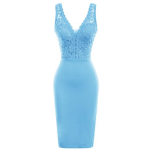 Load image into Gallery viewer, Stunning Figure Hugging Bodycon Sleeveless LBD Dress For Women