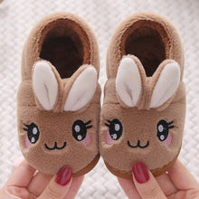 Load image into Gallery viewer, Unisex Kids Winter Cute Rabbit  Cartoon Plush Slippers