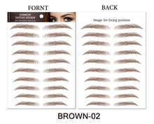 Load image into Gallery viewer, 6D Hair-like Water Transfer Waterproof Long Lasting Brow Tattoo Stickers