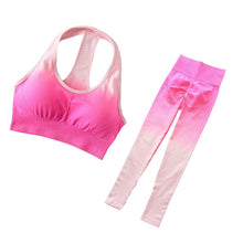 Load image into Gallery viewer, 2Pcs Yoga Gym Fitness Seamless Women Workout Clothes