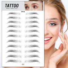 Load image into Gallery viewer, 4D Natural Hair Like Water Transfer Waterproof Long Lasting Eyebrow Tattoo Sticker