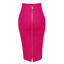 Load image into Gallery viewer, Zipper Closure Style Design Bandage Bodycon Skirts For Women