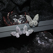 Load image into Gallery viewer, Adjustable Elegant Crystal Butterfly Pearl Zirconia Bracelet