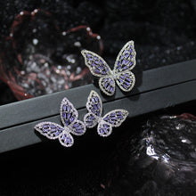 Load image into Gallery viewer, Adjustable Elegant Crystal Butterfly Pearl Zirconia Bracelet