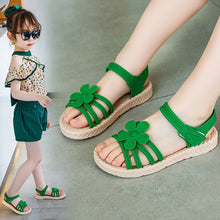 Load image into Gallery viewer, Girls Soft Bottom Flowers Design Sandals