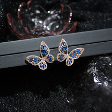 Load image into Gallery viewer, Adjustable Elegant Crystal Butterfly Pearl Zirconia Bracelet