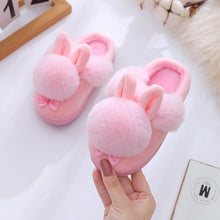 Load image into Gallery viewer, Unisex Indoor Warm Soft Comfortable Non-Slip Fluffy Slippers For Kids