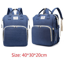 Load image into Gallery viewer, Multifunction Large Capacity Nappy Nursing Foldable Travel Backpack Bags