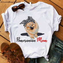 Load image into Gallery viewer, Bandana Pomeranian Mom T-Shirt freeshipping - Tyche Ace