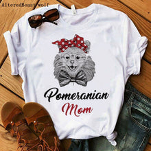 Load image into Gallery viewer, Bandana Pomeranian Mom T-Shirt freeshipping - Tyche Ace