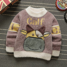 Load image into Gallery viewer, Unisex Animal Cartoon Design Sweater For Kids