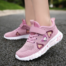 Load image into Gallery viewer, Girls Casual  Light Mesh Summer Cartoon Trainers