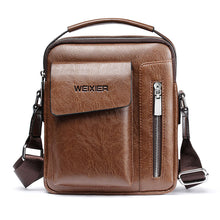 Load image into Gallery viewer, Casual PU Leather Crossbody Bags For Men