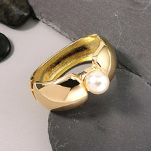 Load image into Gallery viewer, Faux Pearl Cuff Bangles Charm Bracelets for women