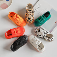 Load image into Gallery viewer, Casual Animal Print Canvas Soft Sole Shoes For Kids