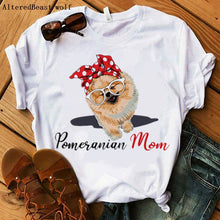 Load image into Gallery viewer, Bandana Pomeranian Mom T-Shirt freeshipping - Tyche Ace