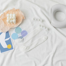 Load image into Gallery viewer, Women Thin Lace Breathable Pearl Style Design Invisible Socks freeshipping - Tyche Ace