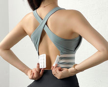 Load image into Gallery viewer, Women Shockproof Push Up Fitness Crop Sports Bra