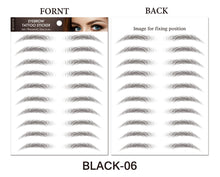 Load image into Gallery viewer, 6D Hair-like Water Transfer Waterproof Long Lasting Brow Tattoo Stickers