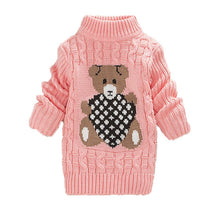 Load image into Gallery viewer, Unisex Cartoon Bear Design Warm Knitted Jumpers For Kids