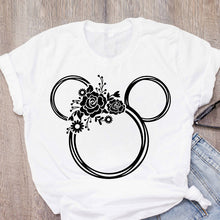 Load image into Gallery viewer, Cartoon Leopard Bow Print Design Short Sleeve Casual T Shirt freeshipping - Tyche Ace