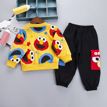 Load image into Gallery viewer, 2Pcs Unisex Cartoon Long Sleeve Sweater Jogger Outfits For Kids