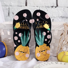 Load image into Gallery viewer, Fruit Print Design Most Comfortable Flip Flops freeshipping - Tyche Ace