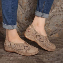 Load image into Gallery viewer, Women Retro Wedge Heel Summer Shoes