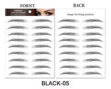 Load image into Gallery viewer, 6D Hair-like Water Transfer Waterproof Long Lasting Brow Tattoo Stickers