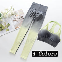 Load image into Gallery viewer, 2Pcs Yoga Gym Fitness Seamless Women Workout Clothes