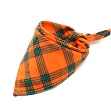 Load image into Gallery viewer, Washable Plaid Cotton Bandanas For Dogs