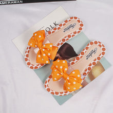 Load image into Gallery viewer, Butterfly Knot Polka Dot Platform Heel Open Toe Casual Sandals freeshipping - Tyche Ace