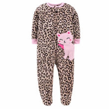 Load image into Gallery viewer, Cartoon One Pieces Pyjamas Fleece Jumpsuit For Babies