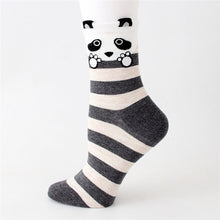 Load image into Gallery viewer, Cartoon Design Colorful Striped Socks For Women