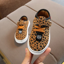 Load image into Gallery viewer, Breathable Leopard Animal Print Design Canvas Shoes For Kids