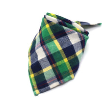 Load image into Gallery viewer, Washable Plaid Cotton Bandanas For Dogs