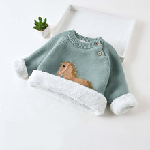 Load image into Gallery viewer, Unisex Animal Cartoon Design Warm Sweaters For Kids