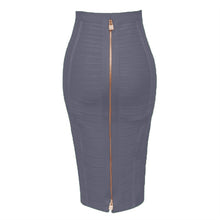 Load image into Gallery viewer, Zipper Closure Style Design Bandage Bodycon Skirts For Women