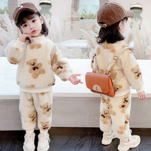 Load image into Gallery viewer, Unisex Baby Dog Cartoon Design Long Sleeve Jacket & Trousers Suit