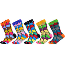 Load image into Gallery viewer, Casual Business Happy Combed Breathable Cotton Socks For Men