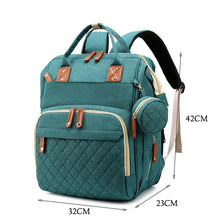 Load image into Gallery viewer, Multifunction Fashionable Large Capacity Travel Baby Bed Nappy Backpack - Tyche Ace