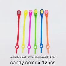 Load image into Gallery viewer, 12pcs Silicone Round Elastic Shoe Lace Locks freeshipping - Tyche Ace