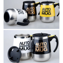 Load image into Gallery viewer, Automatic Self Stirring Magnetic Stainless Steel Smart Mixer Thermal Mug
