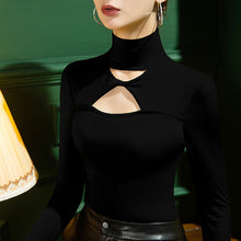 Load image into Gallery viewer, Stylish Long Sleeve Turtleneck Top For Women - Tyche Ace
