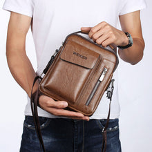 Load image into Gallery viewer, Casual PU Leather Crossbody Bags For Men