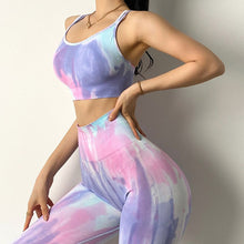 Load image into Gallery viewer, High Waist Seamless Leggings & Bra Tops Workout Clothes